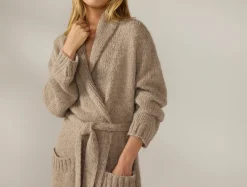 Coyuchi Women's Andes Suri Alpaca Knit Robe< Robes