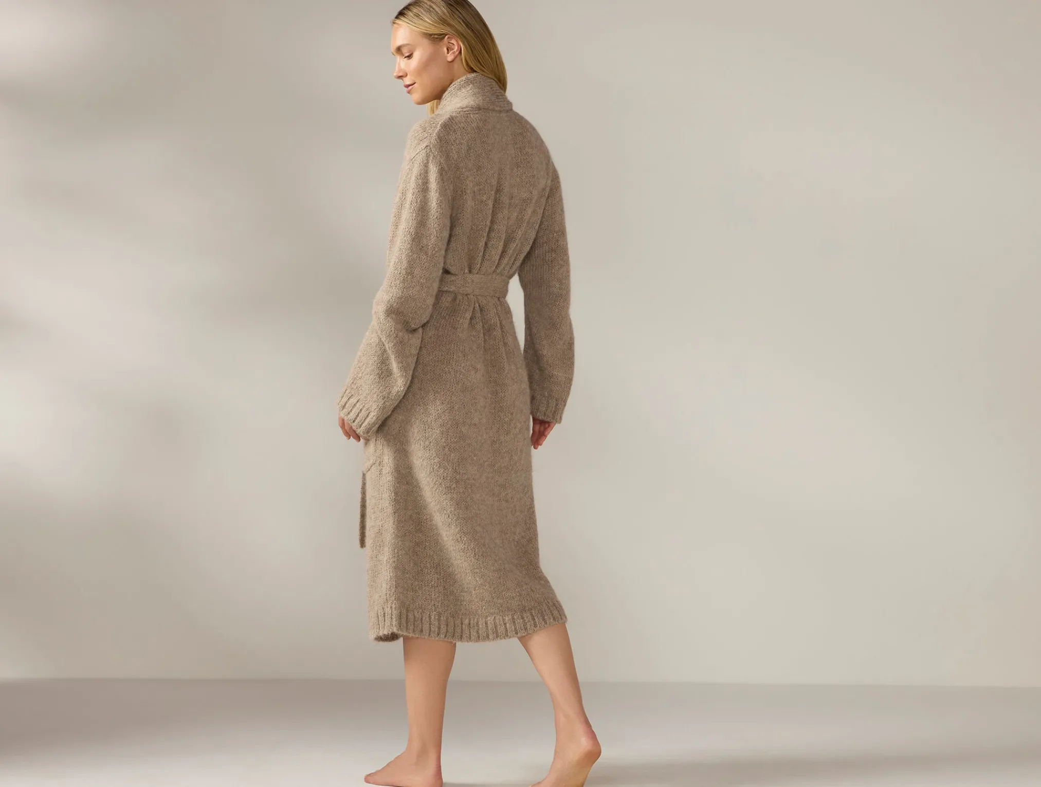 Coyuchi Women's Andes Suri Alpaca Knit Robe< Robes