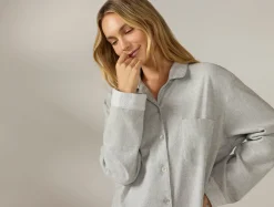 Coyuchi Women's Cloud Brushed Organic Flannel Nightshirt<Women Women's Sleep