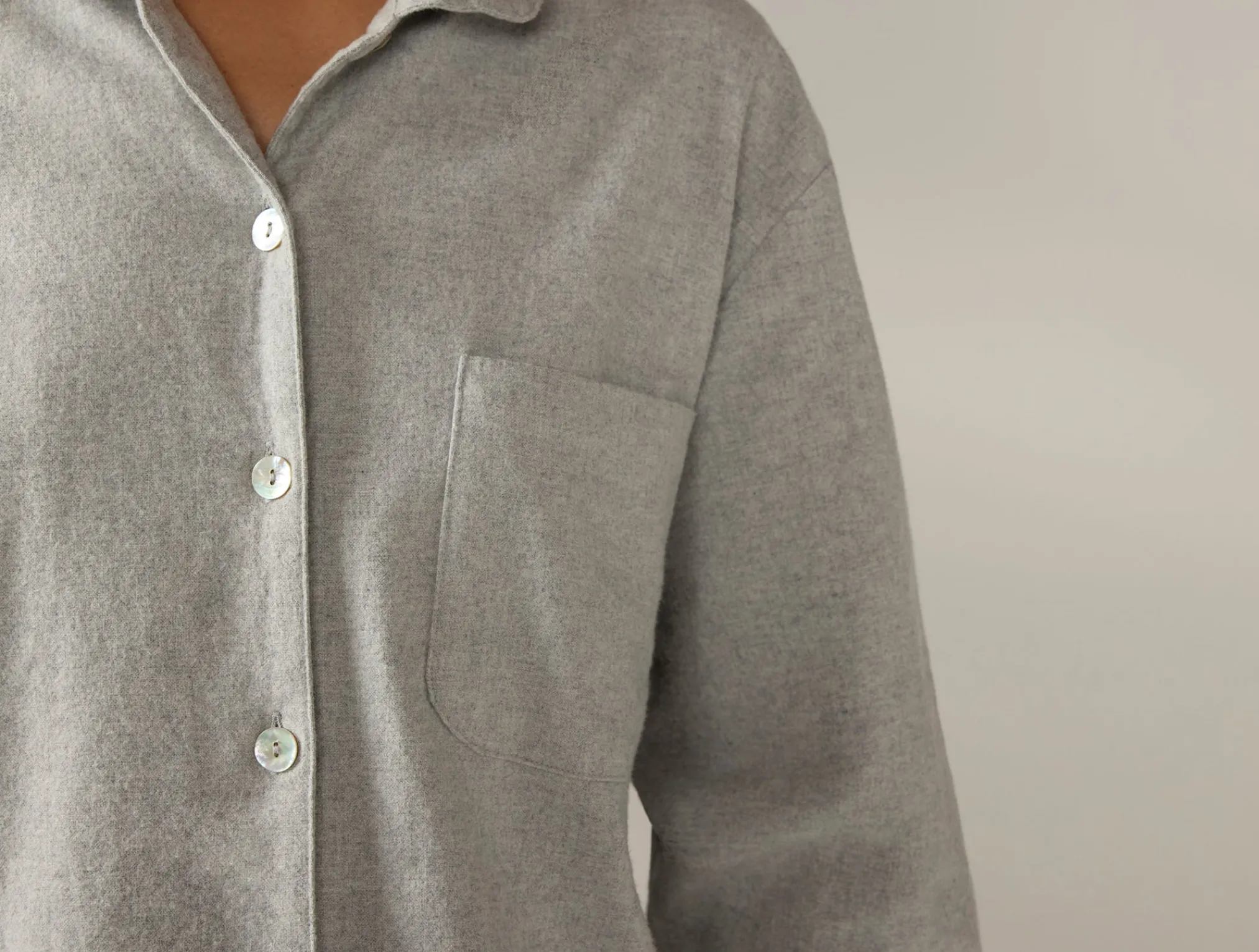 Coyuchi Women's Cloud Brushed Organic Flannel Nightshirt<Women Women's Sleep