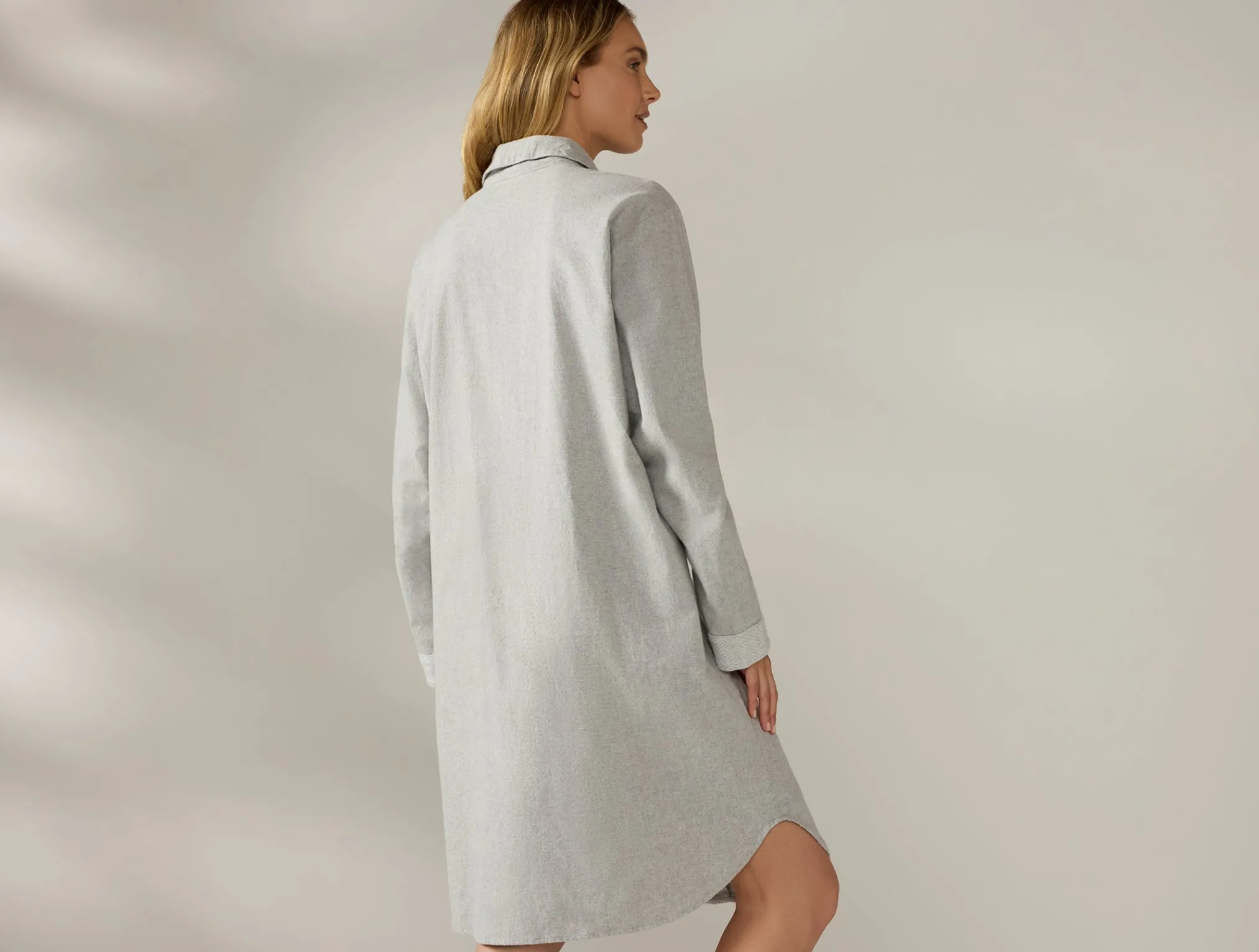 Coyuchi Women's Cloud Brushed Organic Flannel Nightshirt<Women Women's Sleep