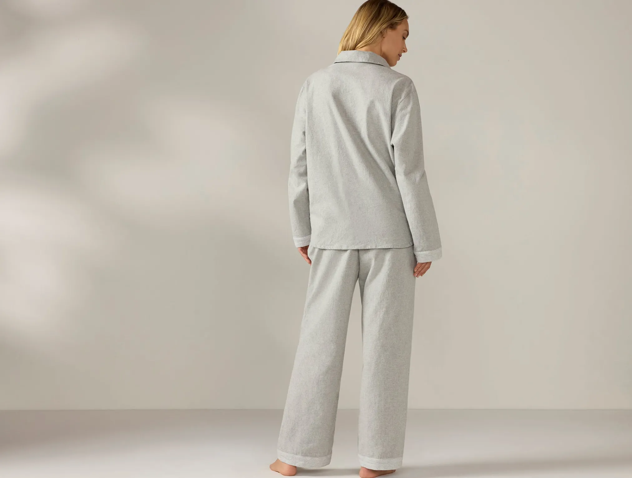Coyuchi Women's Cloud Brushed Organic Flannel Pajama Set<Women Women's Sleep
