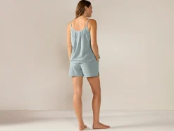 Coyuchi Women's Isla Organic Cotton Cami Short Set<Women Women's Sleep