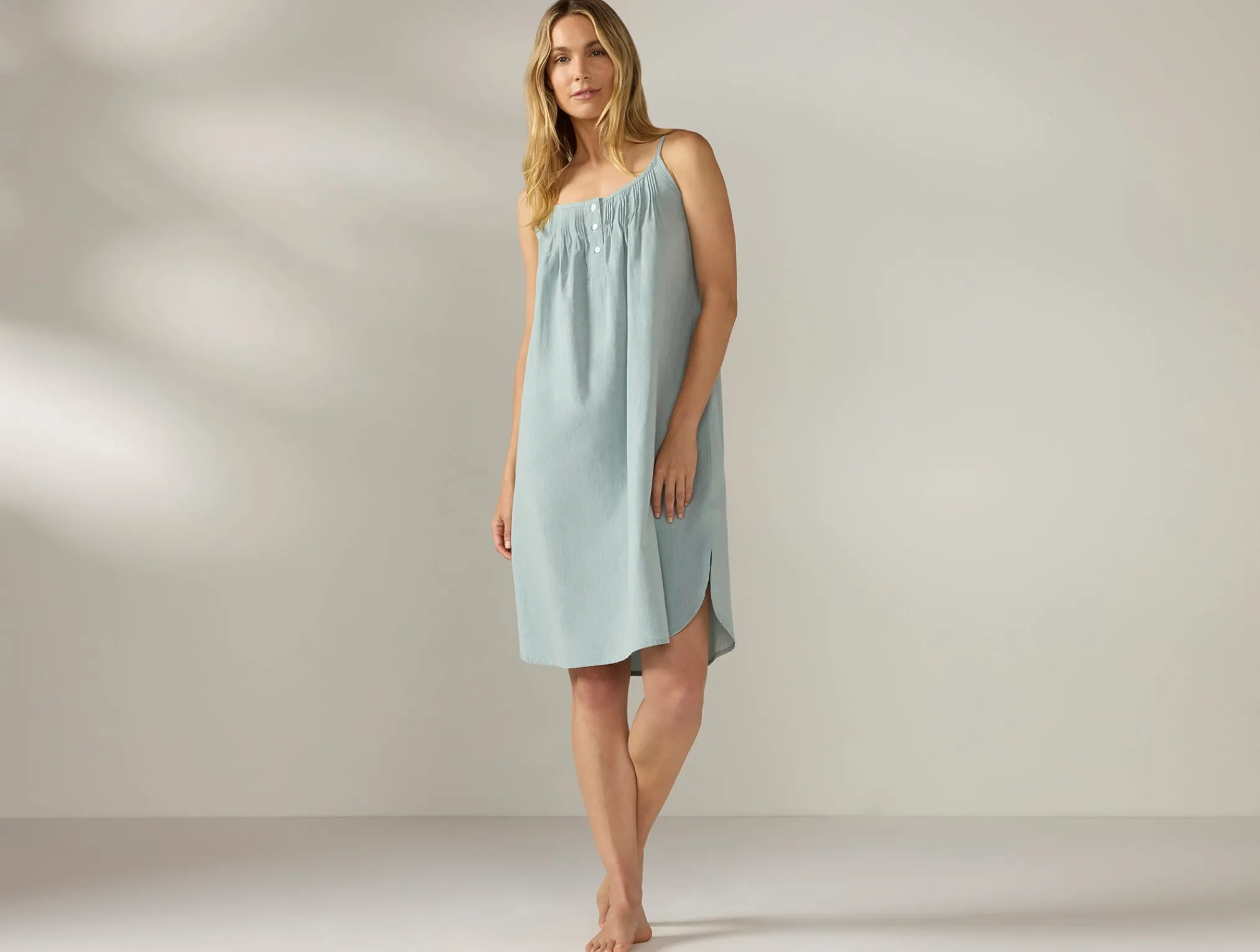 Coyuchi Women's Isla Organic Cotton Nightgown<Women Women's Sleep