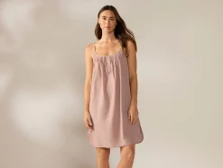 Coyuchi Women's Isla Organic Cotton Nightgown<Women Women's Sleep