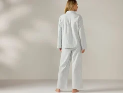 Coyuchi Women's Isla Organic Cotton Long Sleeve Pajama Set<Women Women's Sleep