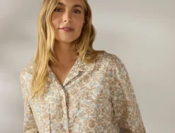Coyuchi Women's Isla Organic Cotton Long Sleeve Pajama Set<Women Women's Sleep