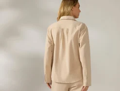 Coyuchi Women's Isla Organic Cotton Long Sleeve Pajama Set<Women Women's Sleep
