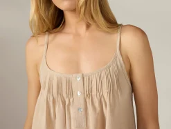 Coyuchi Women's Isla Organic Cotton Nightgown<Women Women's Sleep