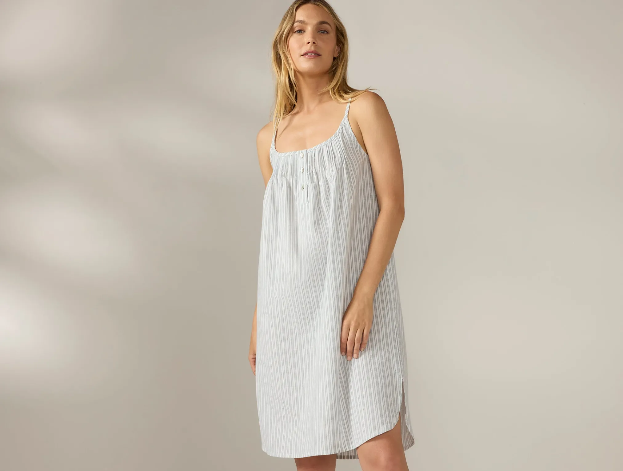 Coyuchi Women's Isla Organic Cotton Nightgown<Women Women's Sleep