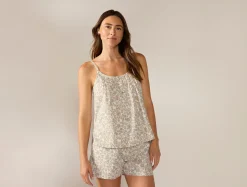 Coyuchi Women's Isla Organic Cotton Cami Short Set<Women Women's Sleep