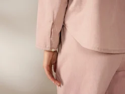 Coyuchi Women's Isla Organic Cotton Long Sleeve Pajama Set<Women Women's Sleep