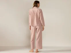 Coyuchi Women's Isla Organic Cotton Long Sleeve Pajama Set<Women Women's Sleep