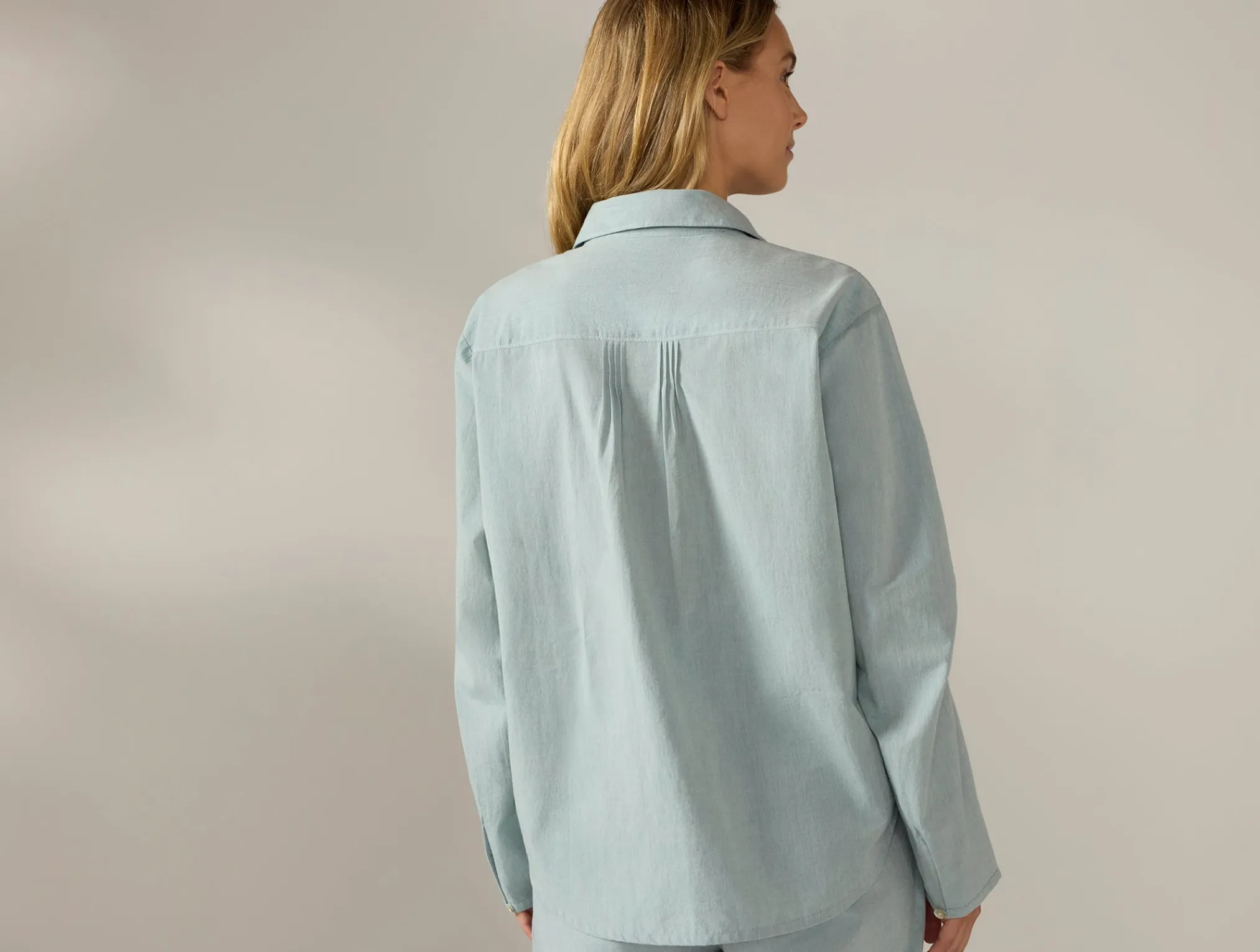 Coyuchi Women's Isla Organic Cotton Long Sleeve Pajama Set<Women Women's Sleep