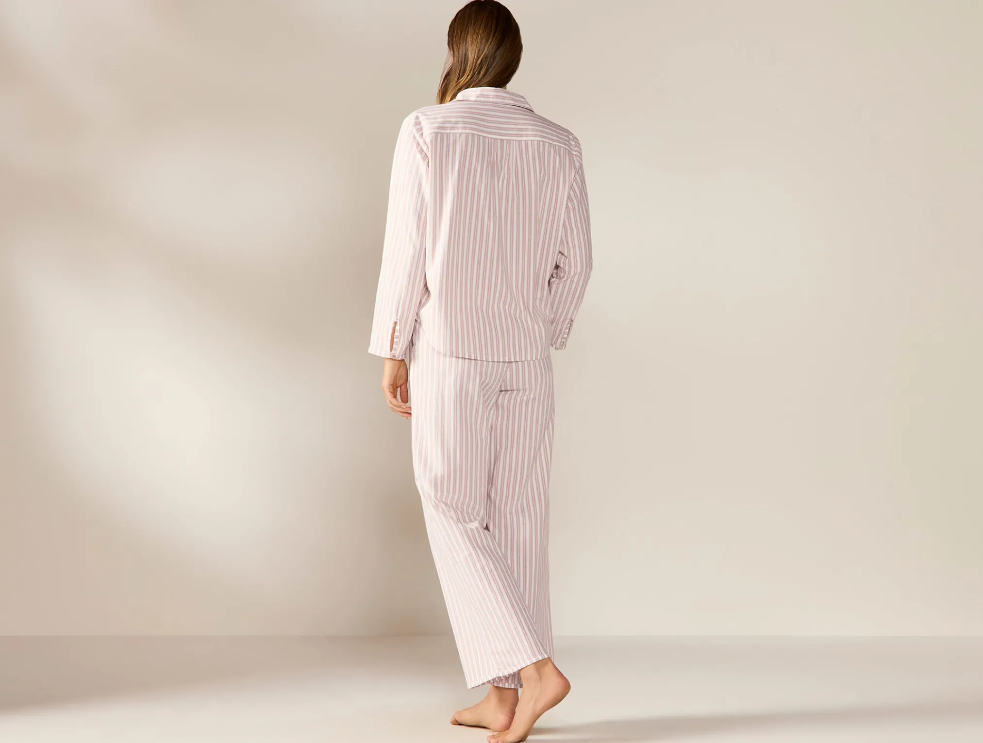 Coyuchi Women's Isla Organic Cotton Long Sleeve Pajama Set<Women Women's Sleep