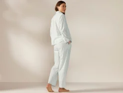 Coyuchi Women's Isla Organic Cotton Long Sleeve Pajama Set<Women Women's Sleep