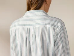 Coyuchi Women's Isla Organic Cotton Long Sleeve Pajama Set<Women Women's Sleep