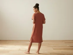 Coyuchi Women's Solstice Organic Lounge Dress<Women Women's Sleep