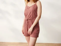 Coyuchi Women's Solstice Organic Short Romper<Women Women's Sleep