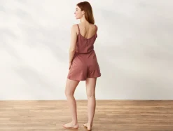 Coyuchi Women's Solstice Organic Short Romper<Women Women's Sleep