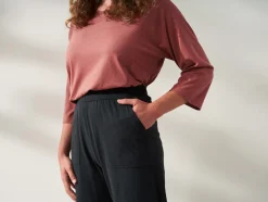 Coyuchi Women's Solstice Organic Wide Leg Crop Pants<Women Women's Sleep